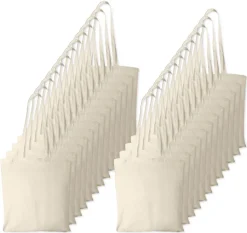 Pack de 250 Westford mill WM101 - Sac Cabas Personnalisable en Coton Westford Mill