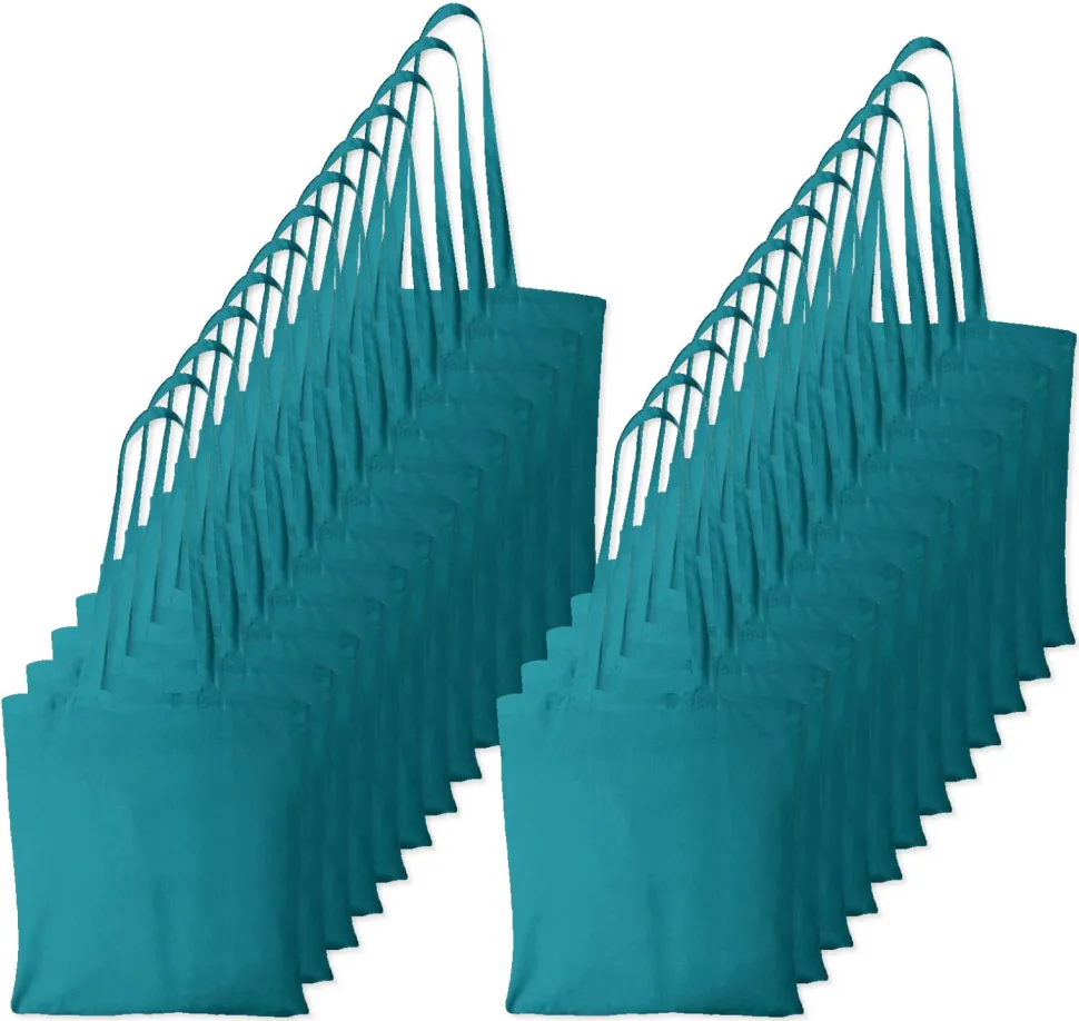 Pack de 250 Westford mill WM101 - Sac Cabas Personnalisable en Coton Westford Mill