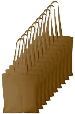 Pack de 100 Westford mill WM101 - Sac Cabas Personnalisable en Coton Westford Mill