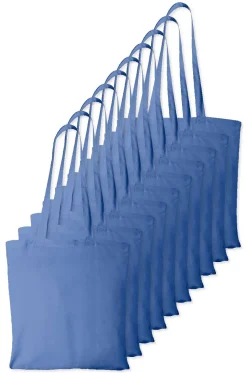 Pack de 100 Westford mill WM101 - Sac Cabas Personnalisable en Coton Westford Mill