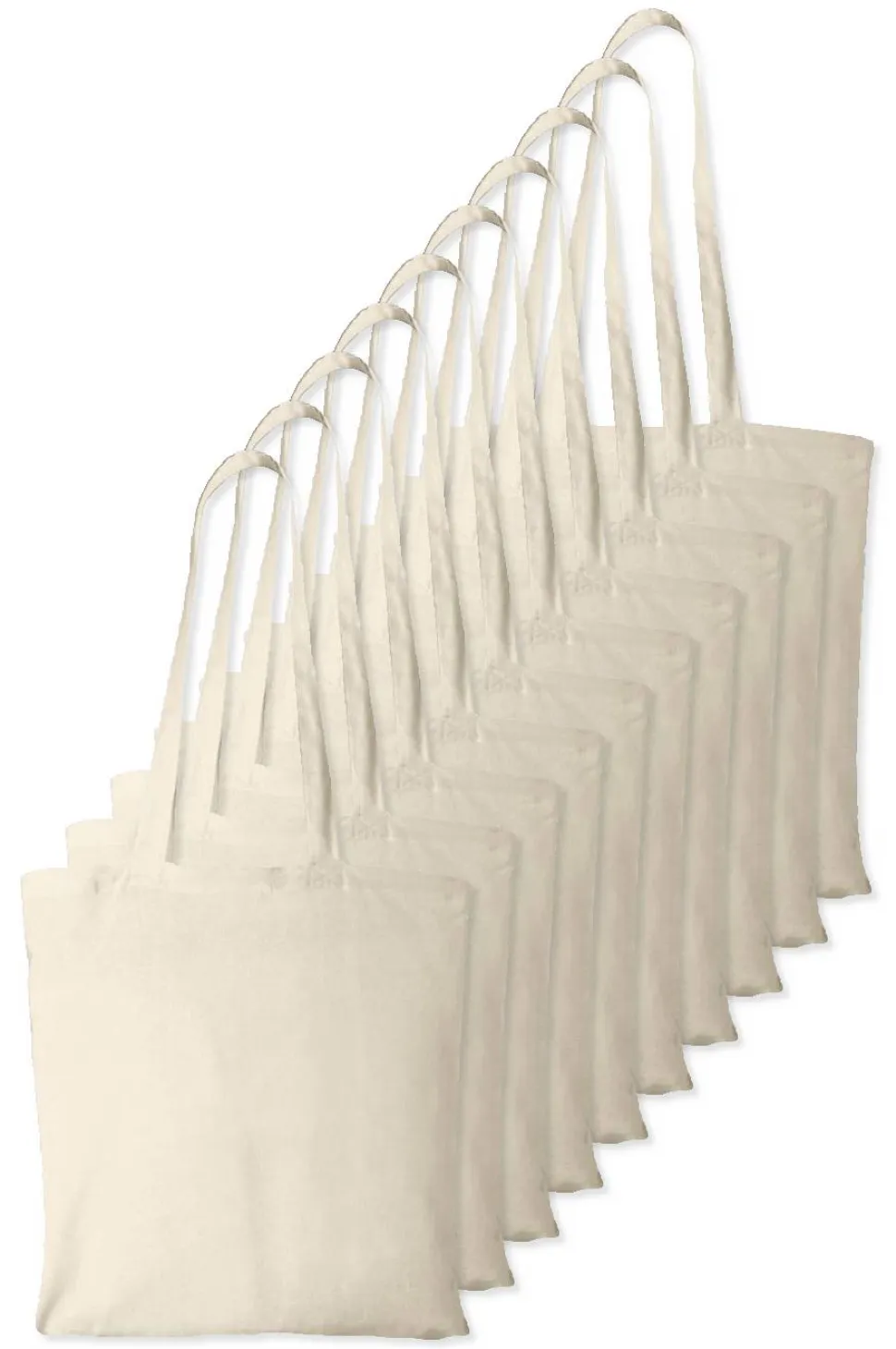 Pack de 100 Westford mill WM101 - Sac Cabas Personnalisable en Coton Westford Mill