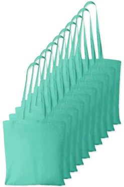Pack de 100 Westford mill WM101 - Sac Cabas Personnalisable en Coton Westford Mill