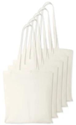 Pack de 50 Westford mill WM101 - Sac Cabas Personnalisable en Coton Westford Mill