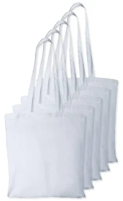 Pack de 50 Westford mill WM101 - Sac Cabas Personnalisable en Coton Westford Mill