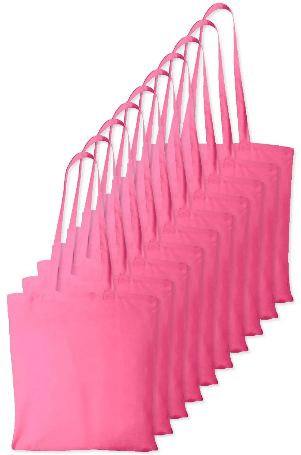 Pack de 10 Westford mill WM101 - Sac Cabas Personnalisable en Coton Westford Mill