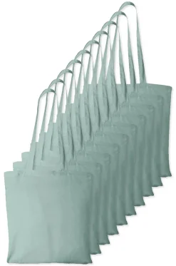 Pack de 10 Westford mill WM101 - Sac Cabas Personnalisable en Coton Westford Mill