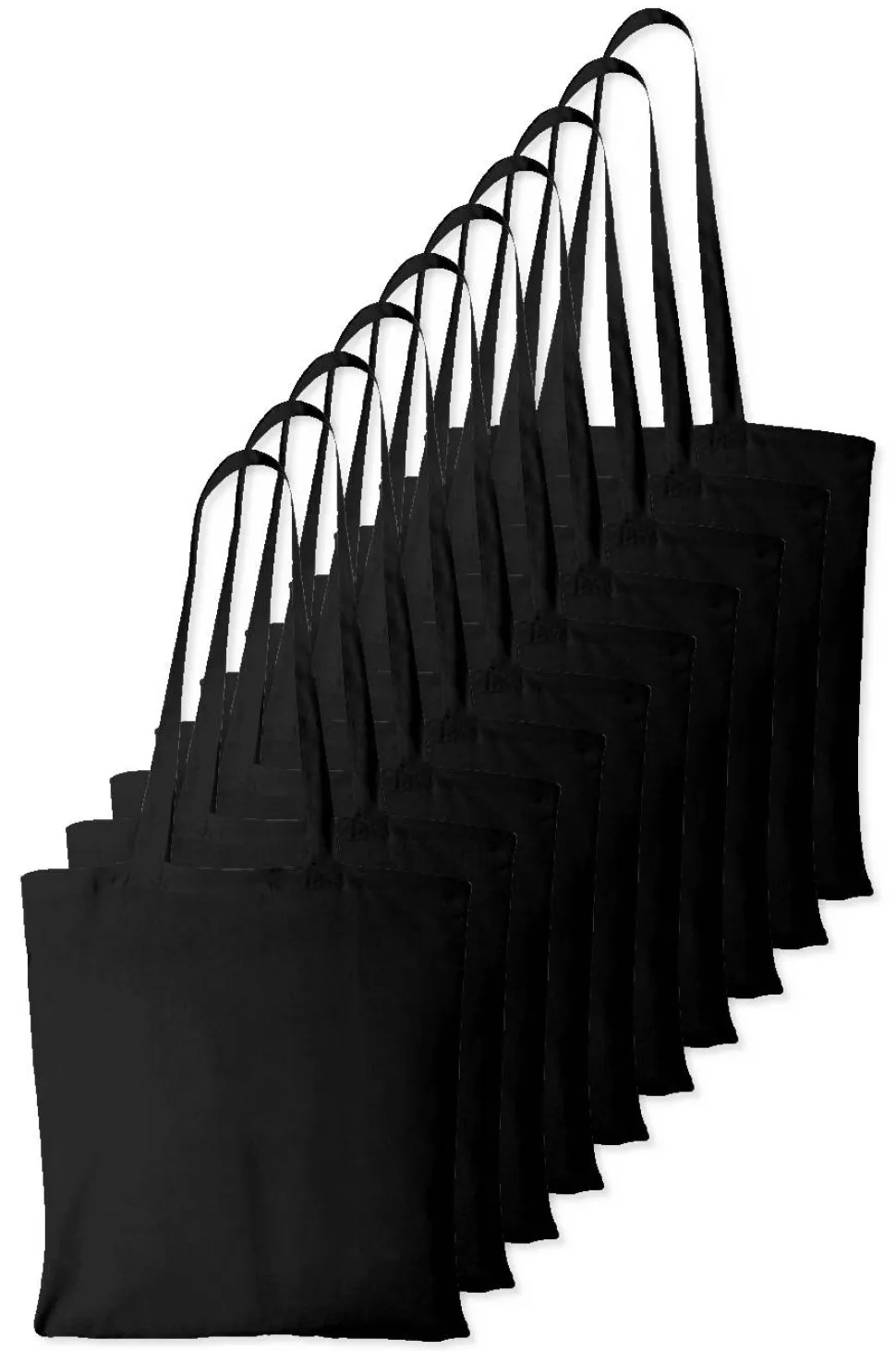 Pack de 10 Westford mill WM101 - Sac Cabas Personnalisable en Coton Westford Mill