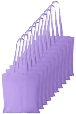 Pack de 10 Westford mill WM101 - Sac Cabas Personnalisable en Coton Westford Mill