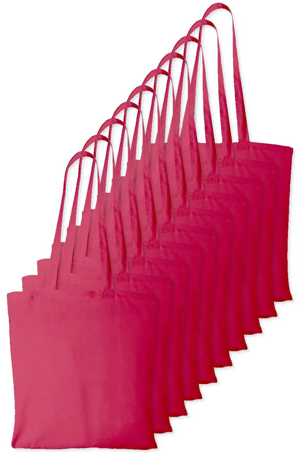 Pack de 10 Westford mill WM101 - Sac Cabas Personnalisable en Coton Westford Mill