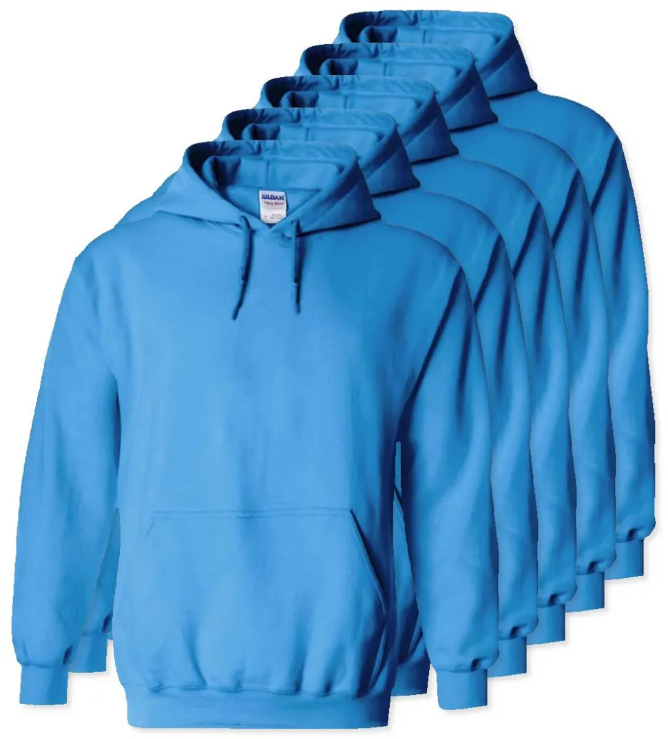 Paquet de 50 Gildan 18500 - Sweat à capuche en molleton épais.
