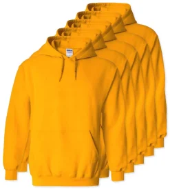 Paquet de 50 Gildan 18500 - Sweat à capuche en molleton épais.
