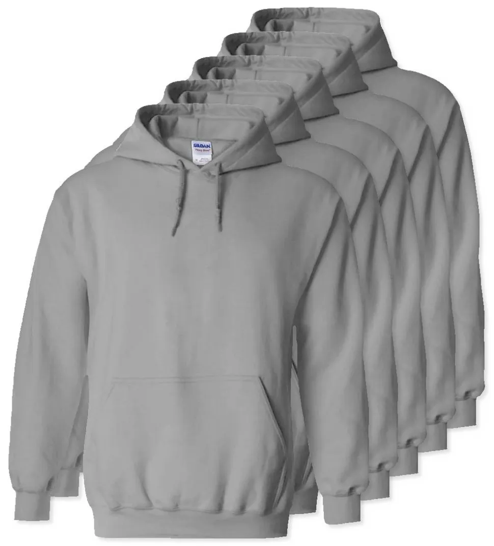 Paquet de 50 Gildan 18500 - Sweat à capuche en molleton épais.
