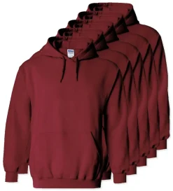 Paquet de 50 Gildan 18500 - Sweat à capuche en molleton épais.