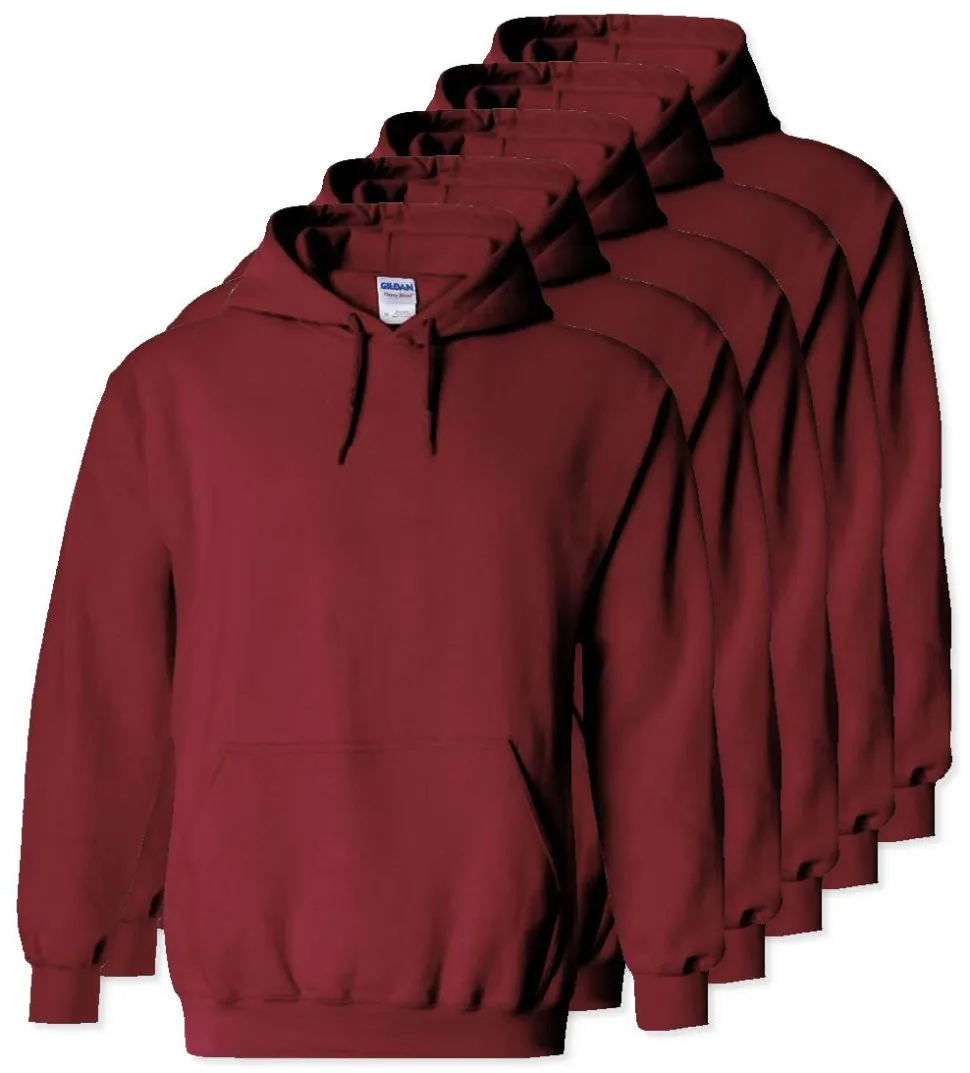 Paquet de 50 Gildan 18500 - Sweat à capuche en molleton épais.