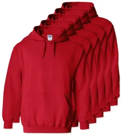 Paquet de 50 Gildan 18500 - Sweat à capuche en molleton épais.