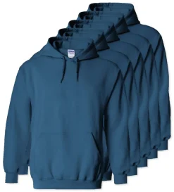 Paquet de 50 Gildan 18500 - Sweat à capuche en molleton épais.