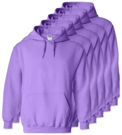 Paquet de 50 Gildan 18500 - Sweat à capuche en molleton épais.