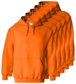 Paquet de 50 Gildan 18500 - Sweat à capuche en molleton épais.