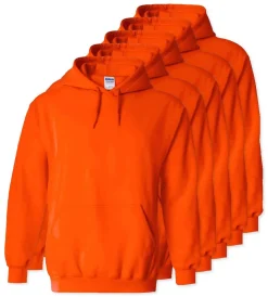 Paquet de 50 Gildan 18500 - Sweat à capuche en molleton épais.