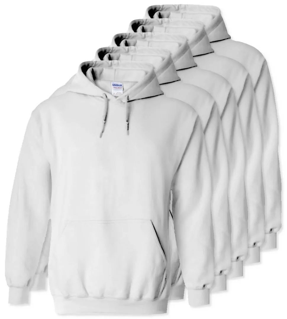 Paquet de 50 Gildan 18500 - Sweat à capuche en molleton épais.