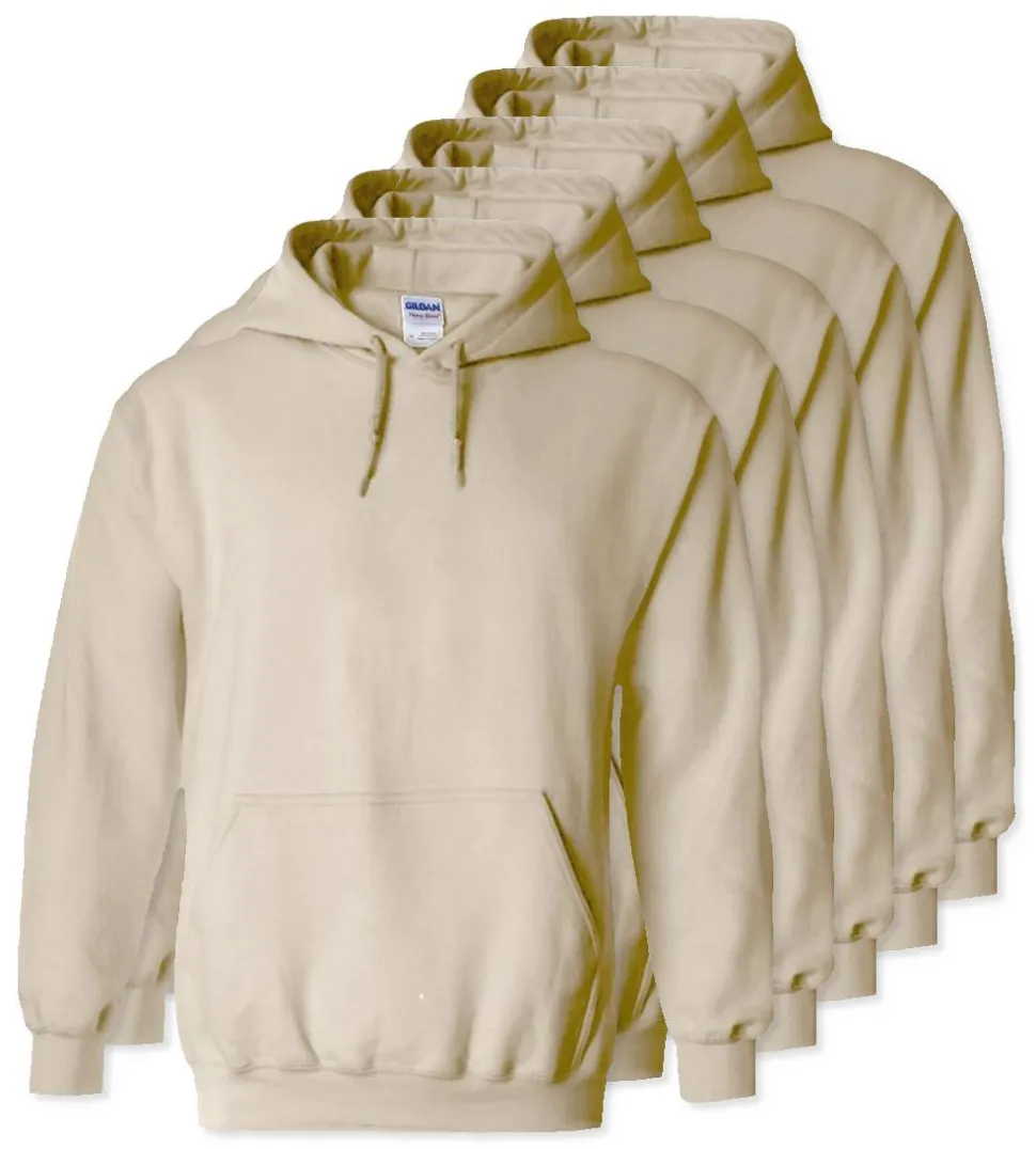 Paquet de 50 Gildan 18500 - Sweat à capuche en molleton épais.