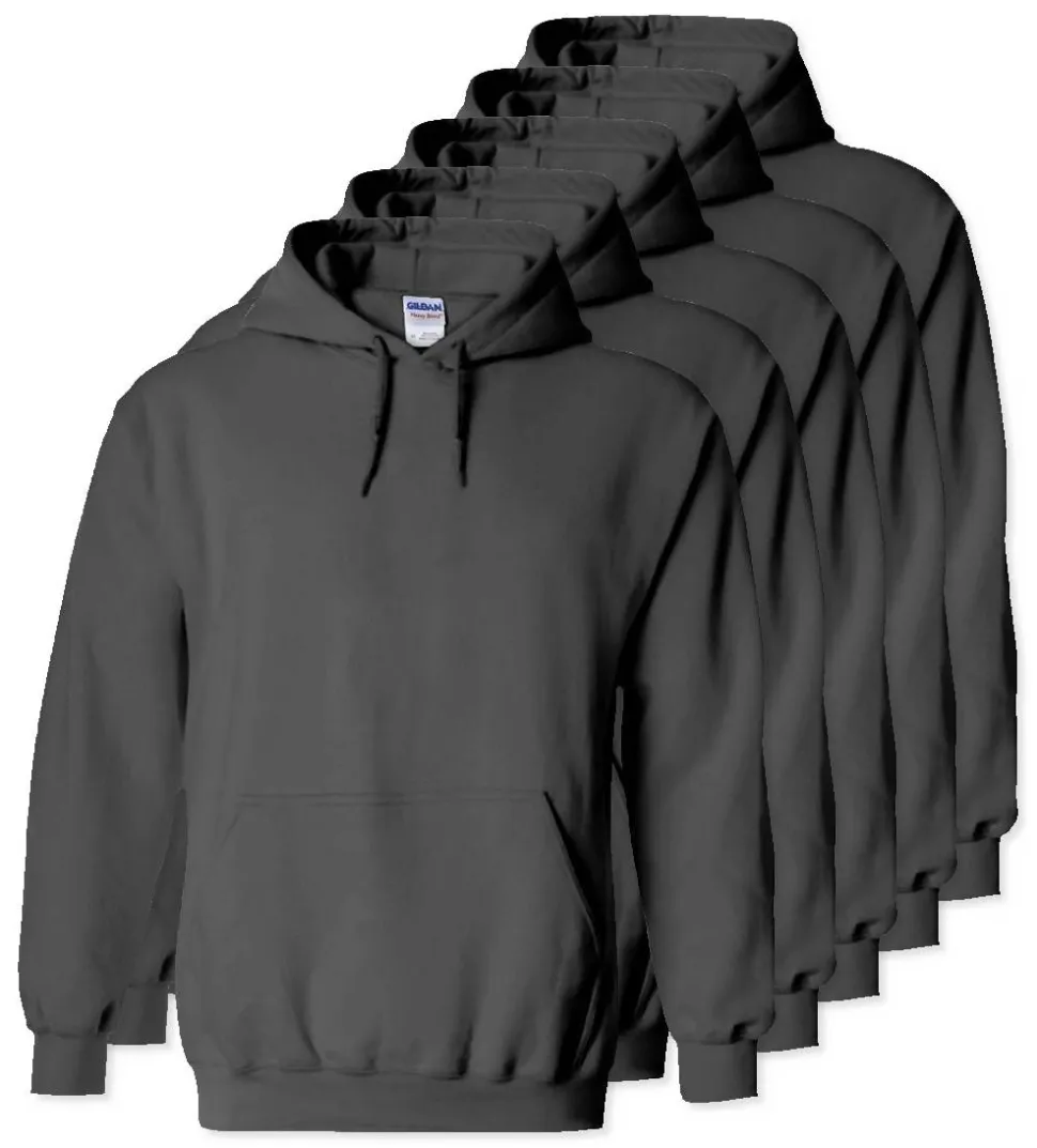 Paquet de 50 Gildan 18500 - Sweat à capuche en molleton épais.