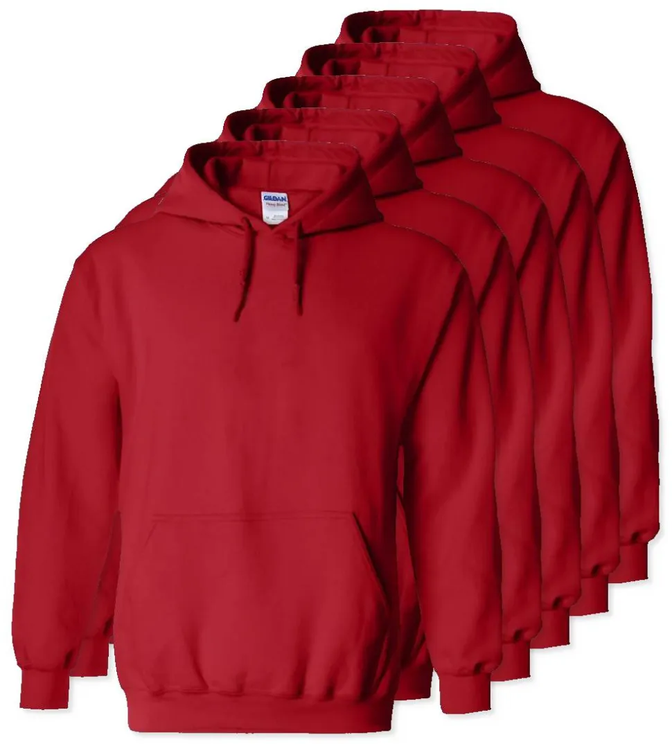 Paquet de 50 Gildan 18500 - Sweat à capuche en molleton épais.