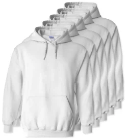 Paquet de 50 Gildan 18500 - Sweat à capuche en molleton épais.