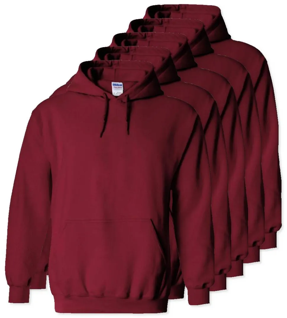 Paquet de 50 Gildan 18500 - Sweat à capuche en molleton épais.