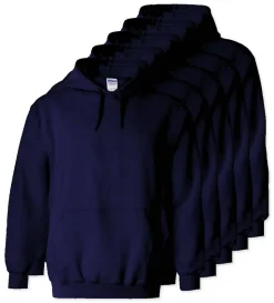 Paquet de 50 Gildan 18500 - Sweat à capuche en molleton épais.