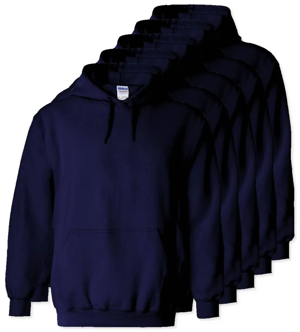 Paquet de 50 Gildan 18500 - Sweat à capuche en molleton épais.