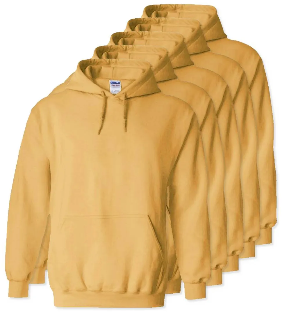 Paquet de 50 Gildan 18500 - Sweat à capuche en molleton épais.