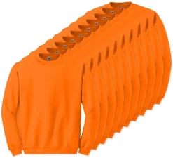 Paquet de 100 Gildan 18000 - Sweatshirt à col rond