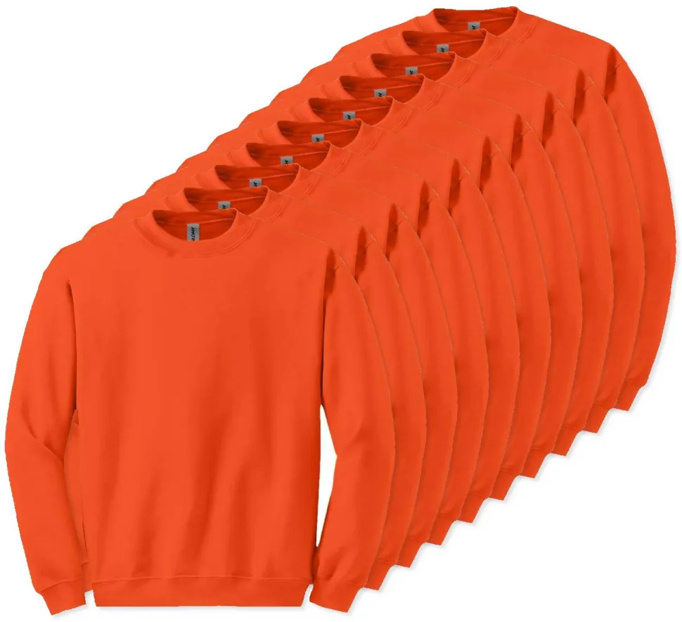 Paquet de 100 Gildan 18000 - Sweatshirt à col rond
