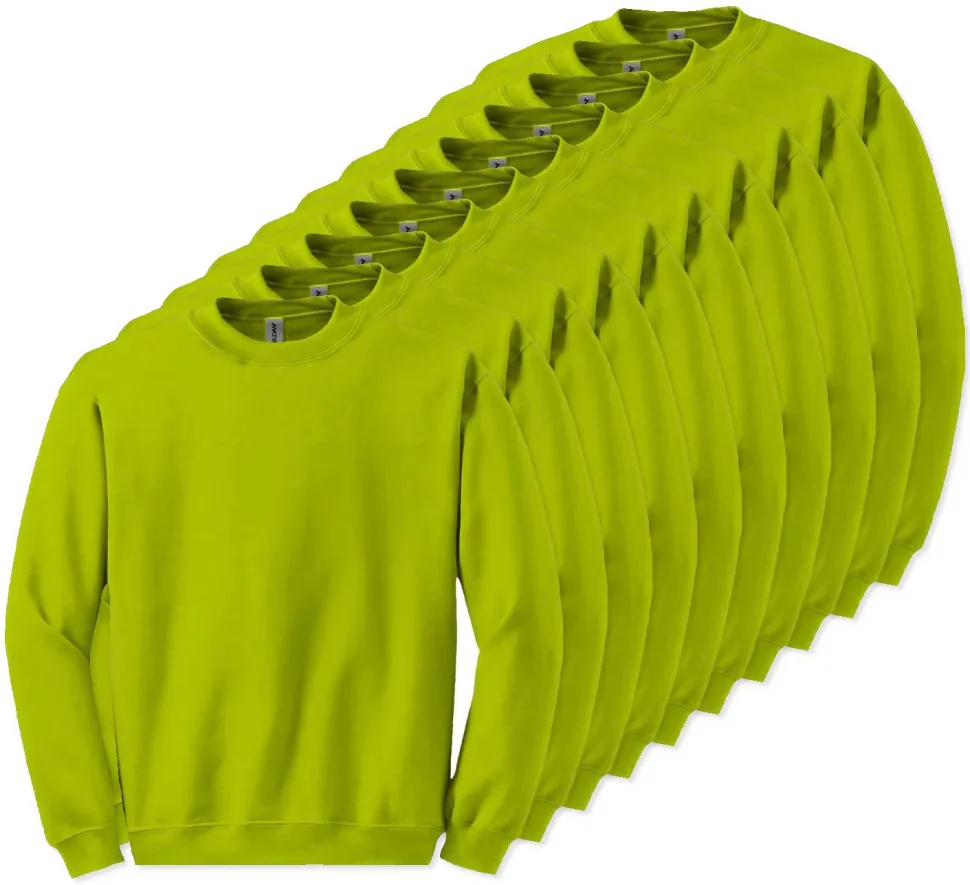 Paquet de 100 Gildan 18000 - Sweatshirt à col rond