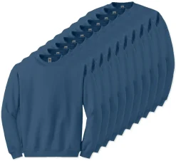 Paquet de 100 Gildan 18000 - Sweatshirt à col rond