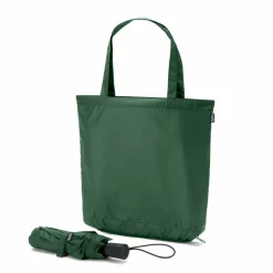 Parapluie 2 en 1 avec sac shopping en polyester recyclé inclus - Egotier 99094