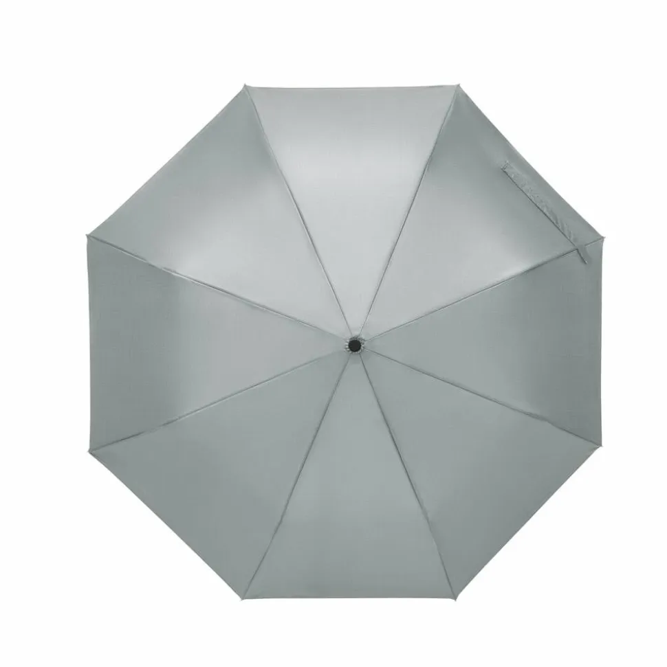 Parapluie pliable en polyester recyclé (100% rPET) pongé 190T avec ouverture automatique - Egotier 99041