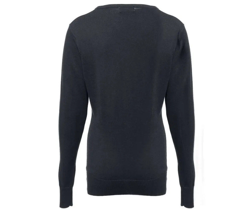 Pen Duick PK451 - Pull Femme Col V en Coton et Acrylique
