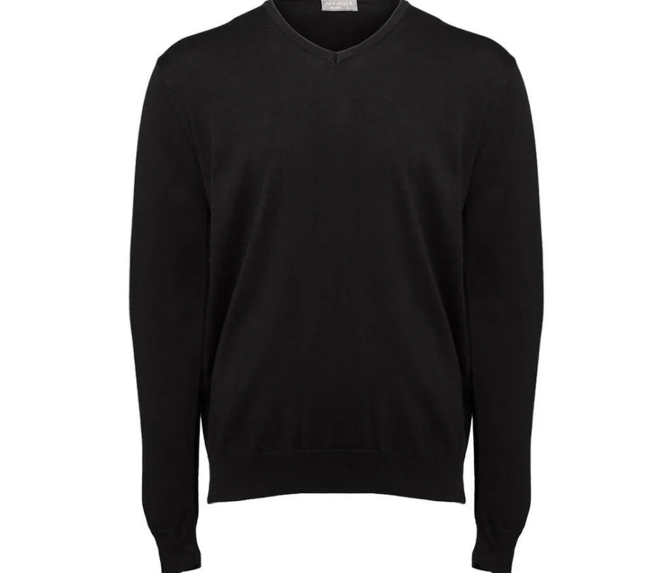 Pen Duick PK450 - Pull Homme Col V en Coton et Acrylique
