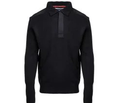Pen Duick PK400 - Sweat-Shirt Homme Col Zippé 100% Laine Polaire