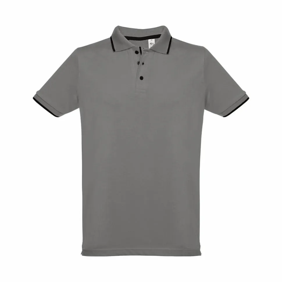 Polo bicolore en coton pour hommes - Egotier 30137