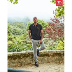 Polo bicolore en coton pour hommes - Egotier 30137