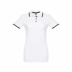 Polo bicolore en coton pour femme - Egotier 30138