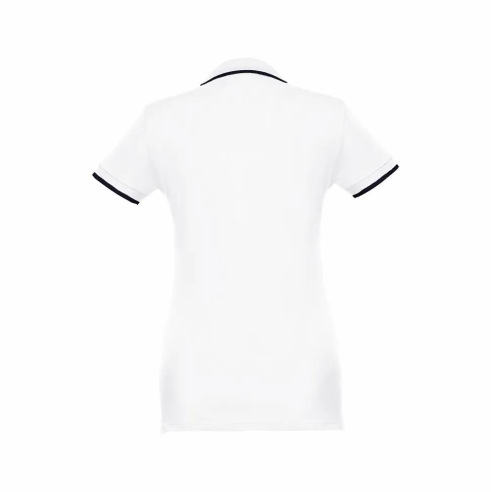 Polo bicolore en coton pour femme - Egotier 30138
