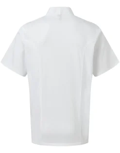 Premier PR902 - Veste chef cuisinier manches courtes Coolchecker®