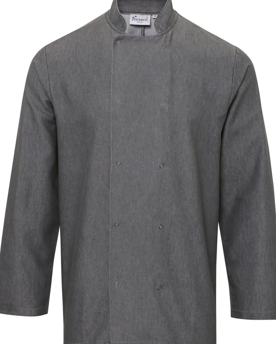 Premier PR660 - Veste Denim chef cuisinier