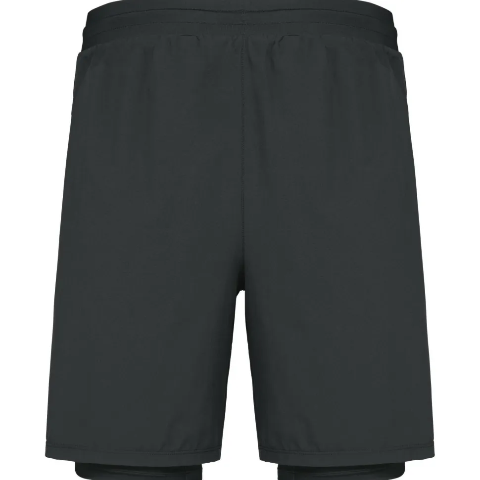 PROACT PA1032 - Short écoresponsable 2 en 1 avec sous short intégré homme