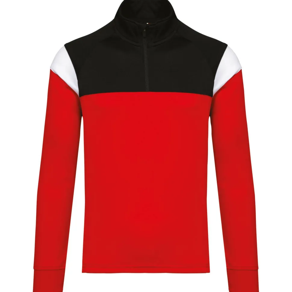 PROACT PA387 - Sweat d'entrainement 1/4 zip unisexe