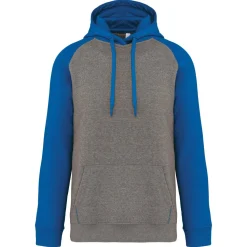 Proact PA369 - Sweat-shirt capuche bicolore adulte